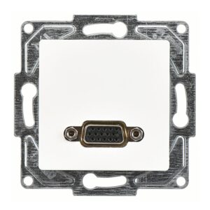 Günsan Eqona Beyaz Vidalı VGA Prizi