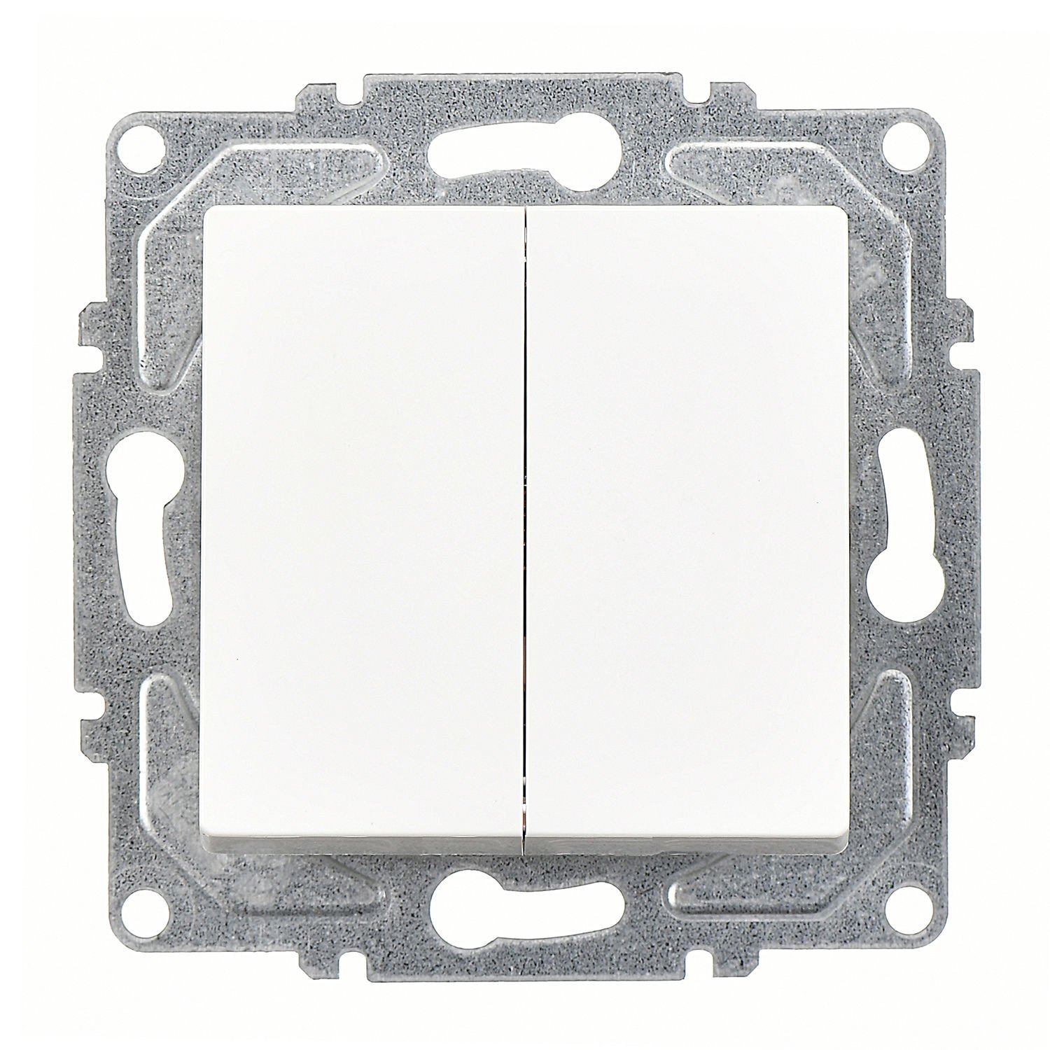 Günsan Eqona Beyaz Vidalı Komütatör 10AX 250V