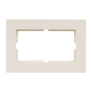 Günsan Eqona Krem İkili Priz Çerçeve