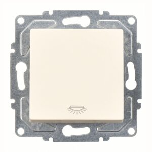 Günsan Eqona Krem Vidalı Liht Anahtar 10AX 250V