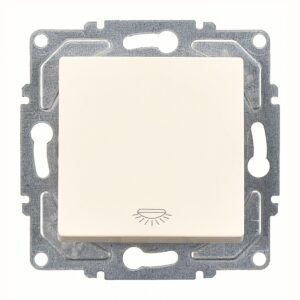 Günsan Eqona Krem Klipsli Liht Anahtar 10AX 250V