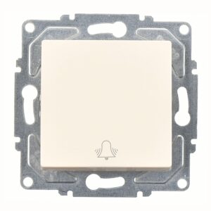 Günsan Eqona Krem Vidalı Zil Butonu - 10AX 250V