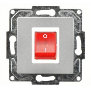 Günsan Eqona Gümüş Vidalı Boiler Anahtar - 10AX 250V