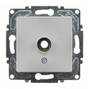 Günsan Eqona Gümüş Vidalı Mikrofon Prizi