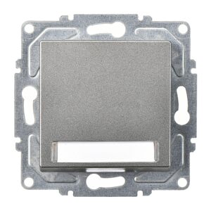 Günsan Eqona Füme Vidalı Eqona Işıklı Etiketli Zil Butonu 12V