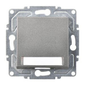 Günsan Eqona Füme Klipsli Eqona Işıklı Etiketli Zil Butonu 12V