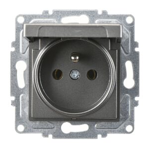 Günsan Eqona Füme Kapaklı UPS Priz - Klipsli