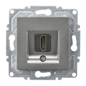 Günsan Eqona Füme Vidalı HDMI Prizi