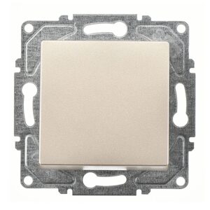 Günsan Eqona Metalik Bej Klipsli Anahtar 10AX 250V