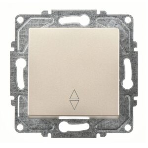 Günsan Eqona Metalik Bej Vidalı Vavien Anahtar - 10AX 250V