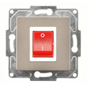 Günsan Eqona Metalik Bej Vidalı Boiler Anahtar - 10AX 250V