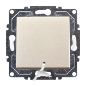 Günsan Eqona Metalik Bej Vidalı İpli Acil Uyarı Anahtarı