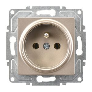 Günsan Eqona Metalik Bej UPS Priz - 16A 250V - Klipsli