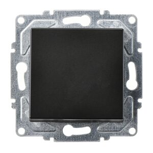 Günsan Eqona Metalik Siyah Vidalı Anahtar - 10AX 250V