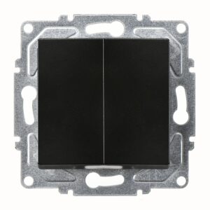 Günsan Eqona Metalik Siyah Vidalı Komütatör 10AX 250V