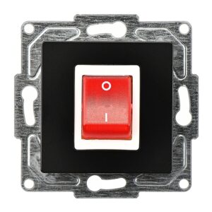 Günsan Eqona Metalik Siyah Vidalı Boiler Anahtar - 10AX 250V