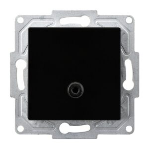 Günsan Eqona Metalik Siyah Vidalı Kulaklık Jakı