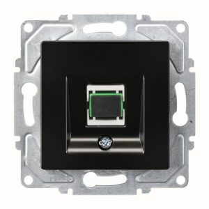 Günsan Eqona Metalik Siyah Vidalı Fiber Optik Data Prizi