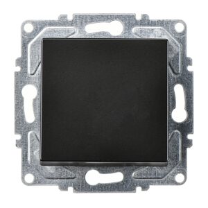 Günsan Eqona Metalik Siyah Klipsli Anahtar 10AX 250V