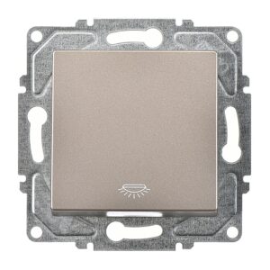 Günsan Eqona Mocha Vidalı Liht Anahtar 10AX 250V