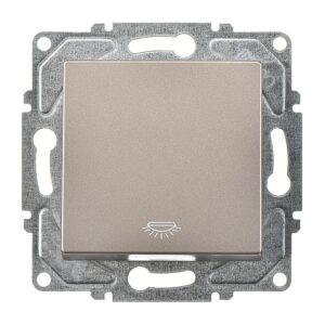 Günsan Eqona Mocha Klipsli Liht Anahtar 10AX 250V