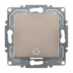 Günsan Eqona Mocha Vidalı Zil Butonu - 10AX 250V
