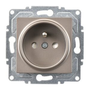 Günsan Eqona Mocha Çocuk Korumalı UPS Priz- 16A 250V - Klipsli