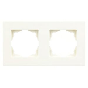 Günsan Eqona Fildişi Beyazı İkili Çerçeve