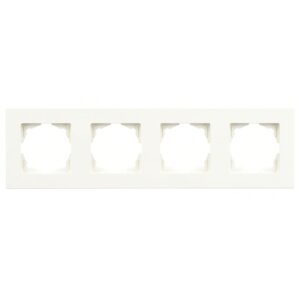 Günsan Eqona Fildişi Beyazı Dörtlü Çerçeve