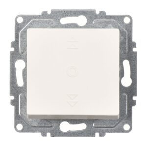 Günsan Eqona Fildişi Beyazı Klipsli Anahtar 10AX 250V