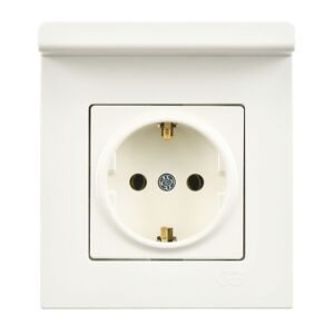 Günsan Valta Fildişi Beyazı Eqona Pratik Telefon Tutucu Topraklı Priz