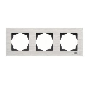 Günsan Eqona Gümüş Inox Üçlü Çerçeve