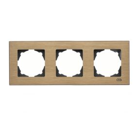 Günsan Eqona Bronz Inox Üçlü Çerçeve