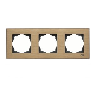 Günsan Eqona Bronz Inox Üçlü Çerçeve