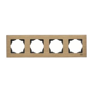 Günsan Eqona Bronz Inox Dörtlü Çerçeve