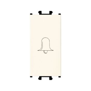 Günsan Domino Krem Vidalı Zil Butonu - 1M - 16AX 250V