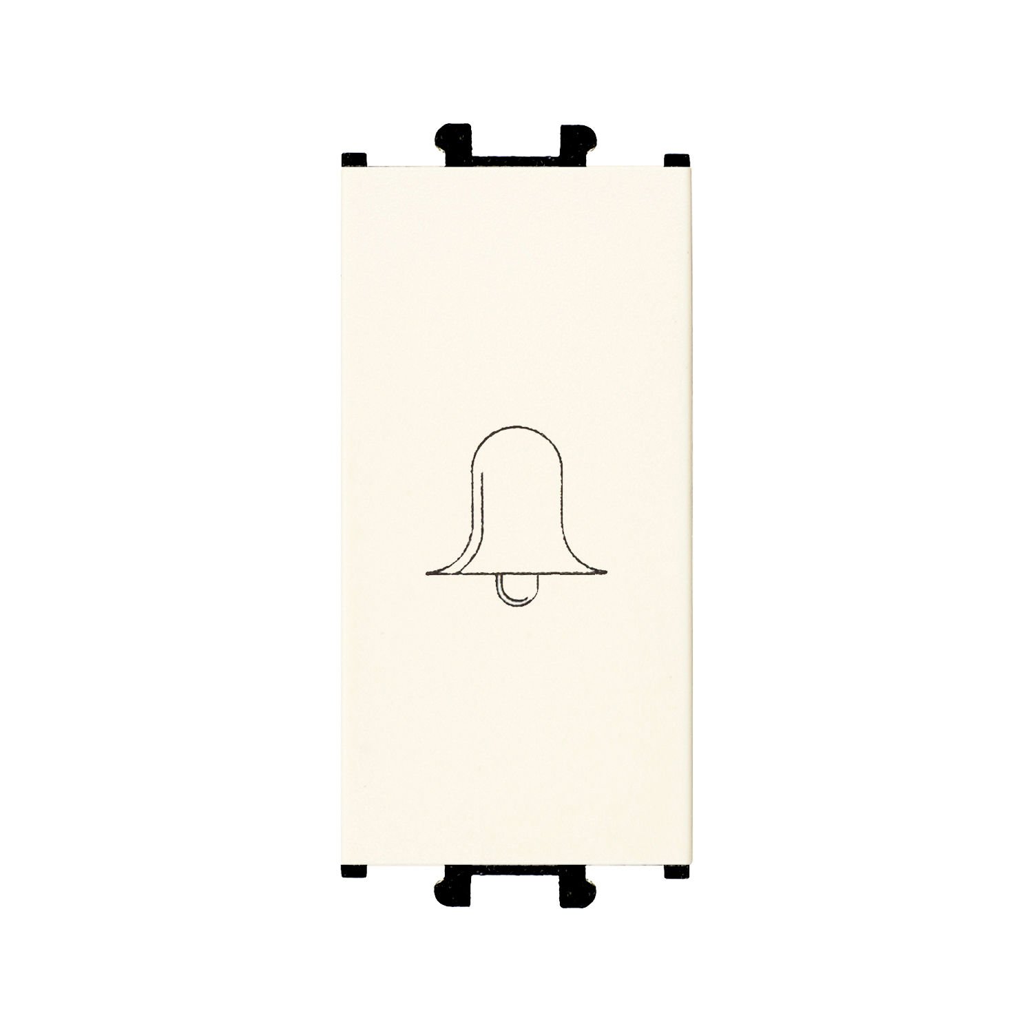 Günsan Domino Krem Vidalı Zil Butonu - 1M - 16AX 250V