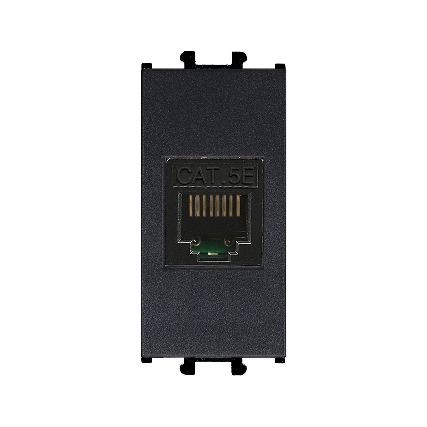 Günsan Domino Siyah Data Prizi (RJ45 Cat5E) - 1M