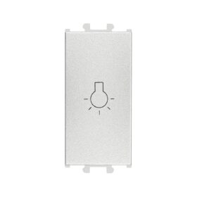 Günsan Domino Gümüş Vidalı Liht Anahtar - 1M - 16AX 250V