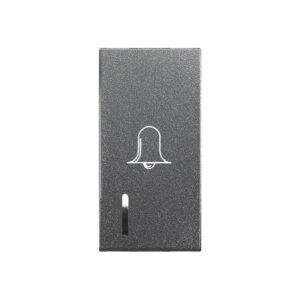 Günsan Domino Füme Kapak Işıklı Zil Butonu 1M