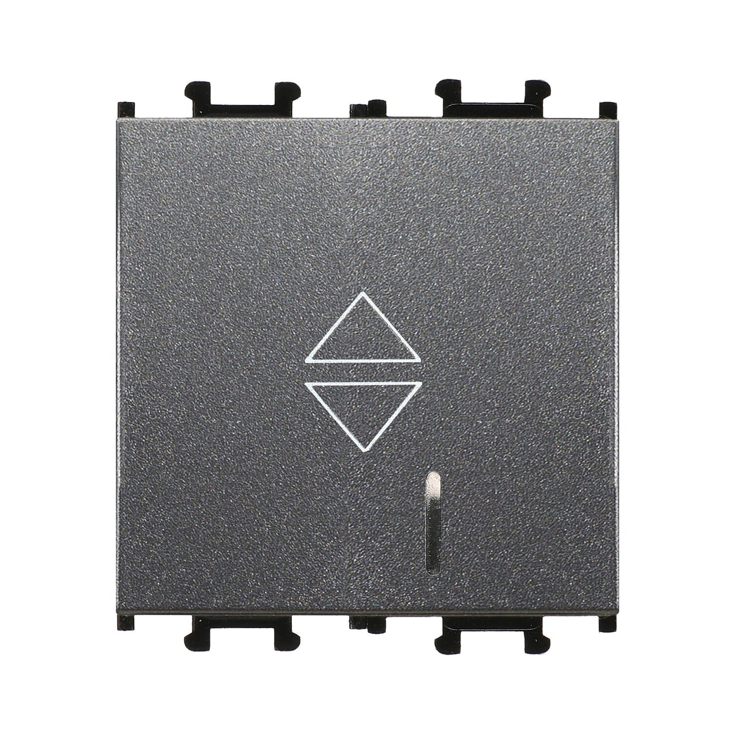 Günsan Domino Füme Vidalı Işıklı Geniş Vavien Anahtar 2M - 16AX 250V