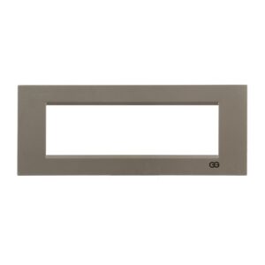 Günsan Domino Metalik Bej Flat Yedili Çerçeve - 7M