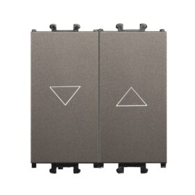 Günsan Domino Mocha Çiftli Stor & Jaluzi Butonu - 2M - 16AX 250V