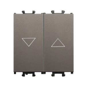 Günsan Domino Mocha Çiftli Stor & Jaluzi Butonu - 2M - 16AX 250V