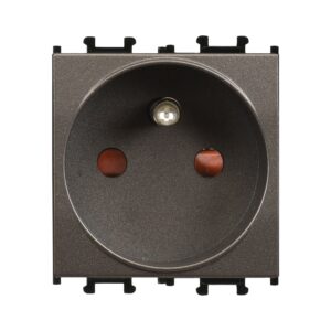 Günsan Domino Mocha Çocuk Korumalı UPS Topraklı Priz - 2M - 16AX 250V