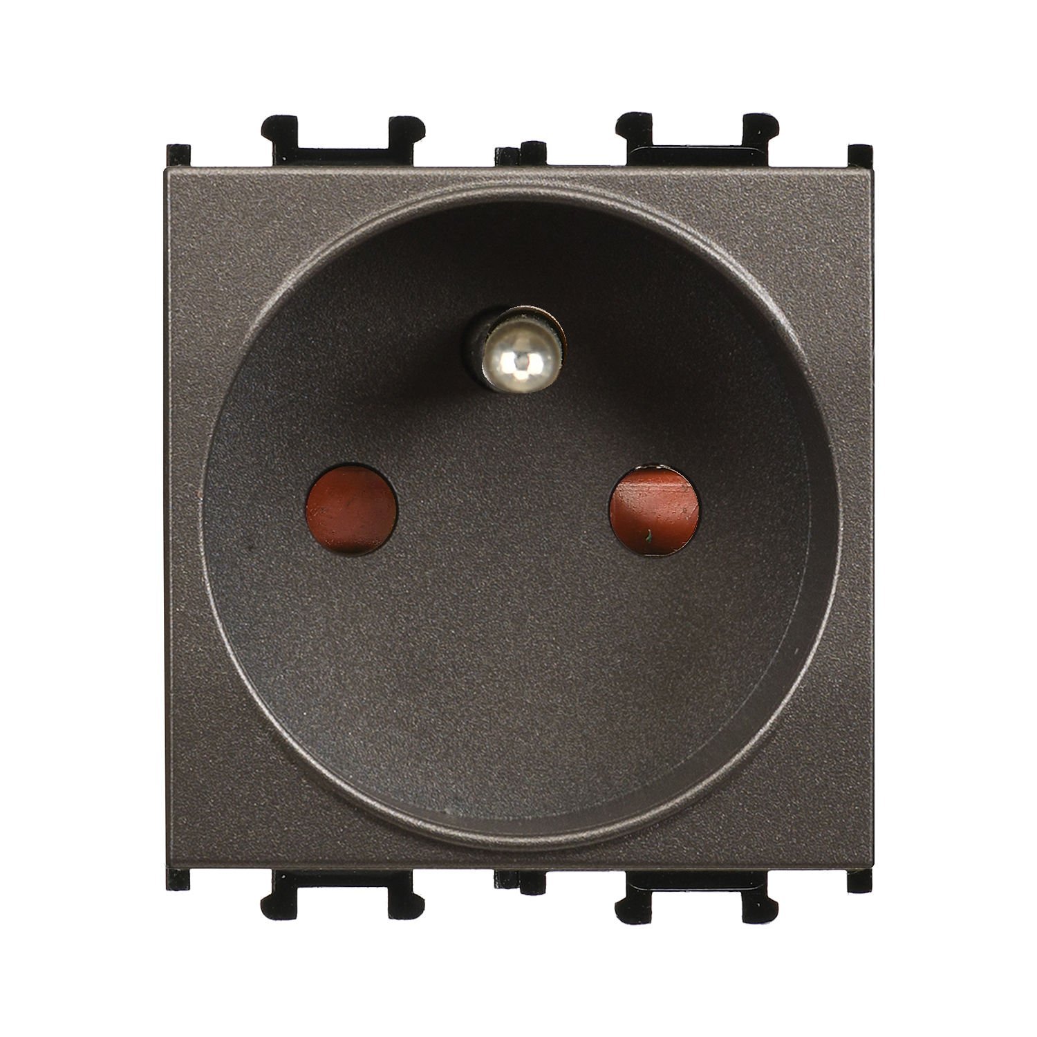 Günsan Domino Mocha Çocuk Korumalı UPS Topraklı Priz - 2M - 16AX 250V