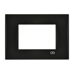 Günsan Domino Metalik Siyah Mode Üçlü Çerçeve - 3M