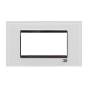 Günsan Domino Beyaz & Krom Çerçeve Çıtası - 4M