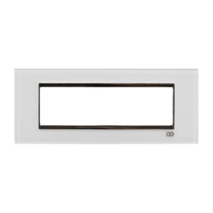 Günsan Domino Beyaz & Krom Çerçeve Çıtası - 7M