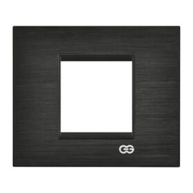 Günsan Domino Siyah & Siyah Çerçeve / Çıtası Krom- 2M